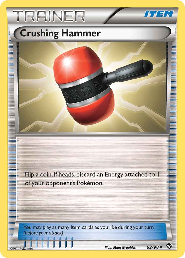 Crushing Hammer (92/98) [Black & White: Emerging Powers] Pokemon Single Pokémon  | Multizone: Comics And Games