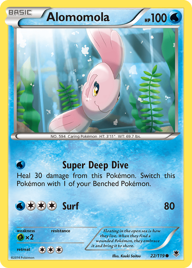 Alomomola (22/119) [XY: Phantom Forces] Pokemon Single Pokémon  | Multizone: Comics And Games