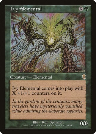 Ivy Elemental [Odyssey] MTG Single Magic: The Gathering  | Multizone: Comics And Games