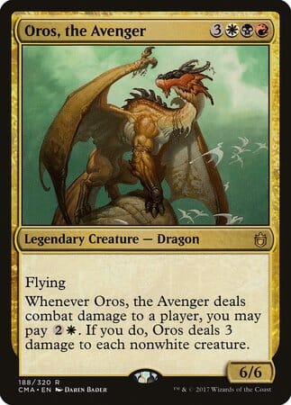 Oros, the Avenger [Commander Anthology] MTG Single Magic: The Gathering  | Multizone: Comics And Games