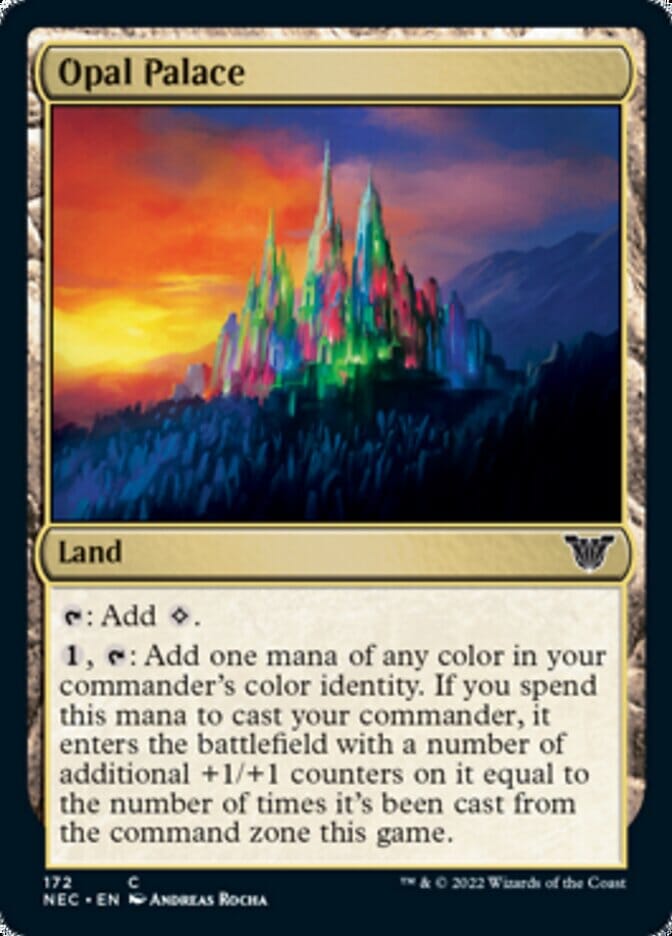 Opal Palace [Kamigawa: Neon Dynasty Commander] MTG Single Magic: The Gathering  | Multizone: Comics And Games