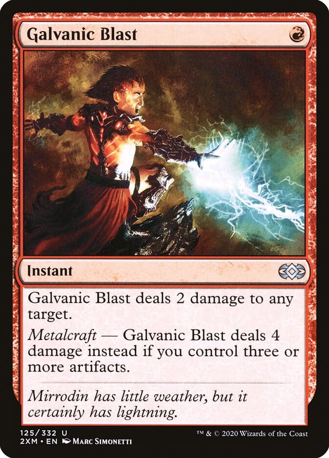 Galvanic Blast [Double Masters] MTG Single Magic: The Gathering  | Multizone: Comics And Games