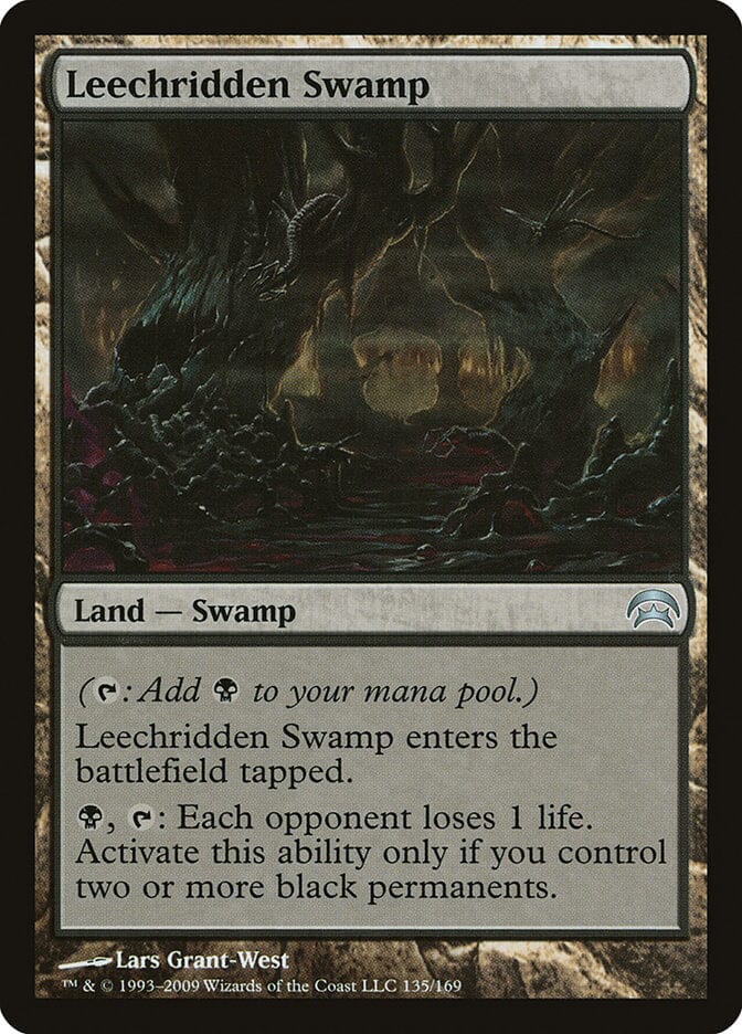 Leechridden Swamp [Planechase] MTG Single Magic: The Gathering  | Multizone: Comics And Games