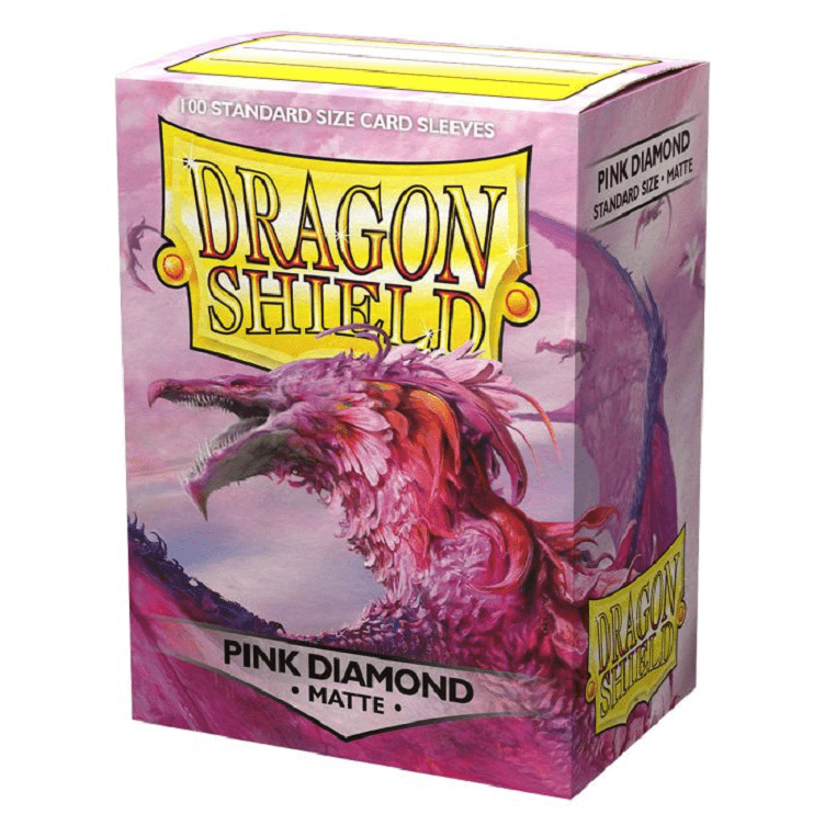 Pink Diamon Dragon Shield Sleeves (100ct) Dragon Shield Multizone  | Multizone: Comics And Games