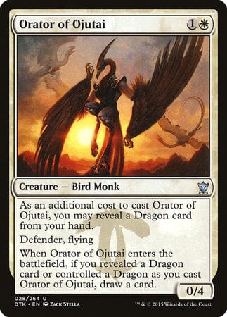 Orator of Ojutai [Dragons of Tarkir] MTG Single Magic: The Gathering  | Multizone: Comics And Games