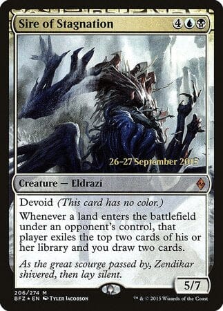 Sire of Stagnation [Battle for Zendikar Promos] MTG Single Magic: The Gathering  | Multizone: Comics And Games