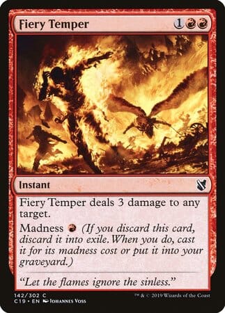 Fiery Temper [Commander 2019] MTG Single Magic: The Gathering  | Multizone: Comics And Games