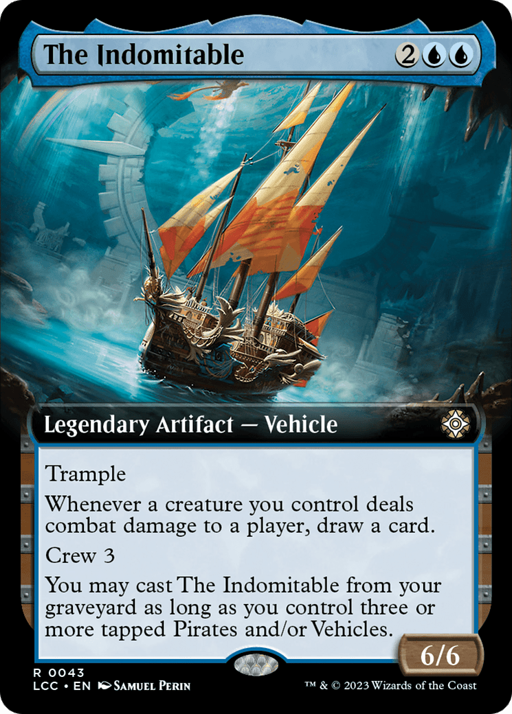 The Indomitable (Extended Art) [The Lost Caverns of Ixalan Commander] MTG Single Magic: The Gathering  | Multizone: Comics And Games