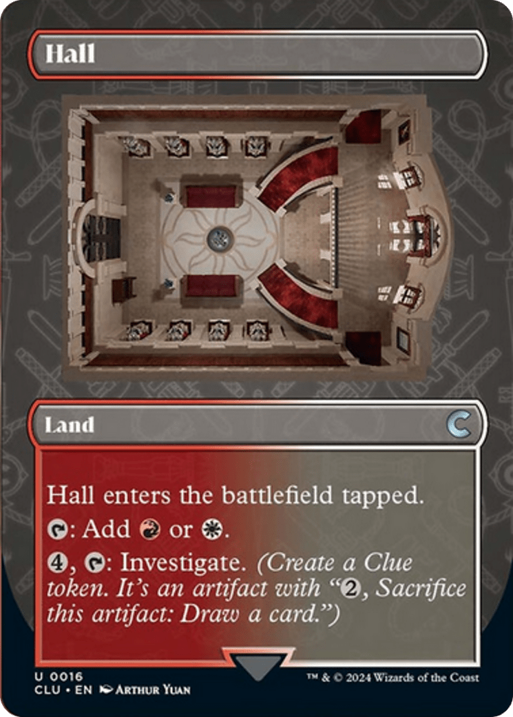 Hall (Borderless) [Ravnica: Clue Edition] MTG Single Magic: The Gathering  | Multizone: Comics And Games