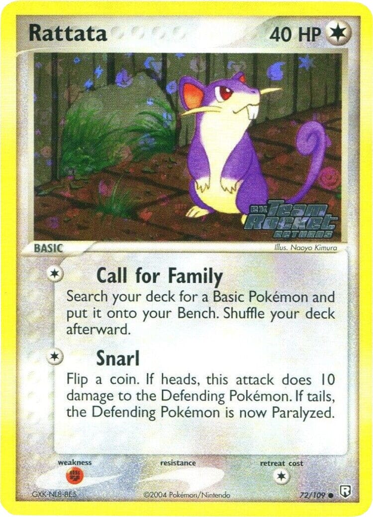 Rattata (72/109) (Stamped) [EX: Team Rocket Returns] Pokemon Single Pokémon  | Multizone: Comics And Games