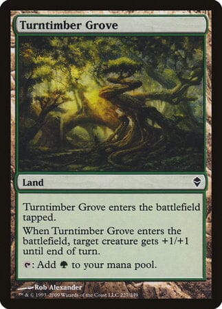 Turntimber Grove [Zendikar] MTG Single Magic: The Gathering  | Multizone: Comics And Games