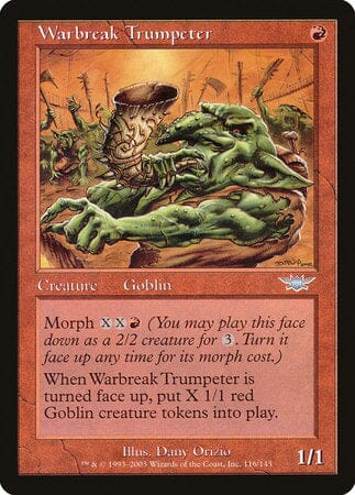 Warbreak Trumpeter [Legions] MTG Single Magic: The Gathering  | Multizone: Comics And Games