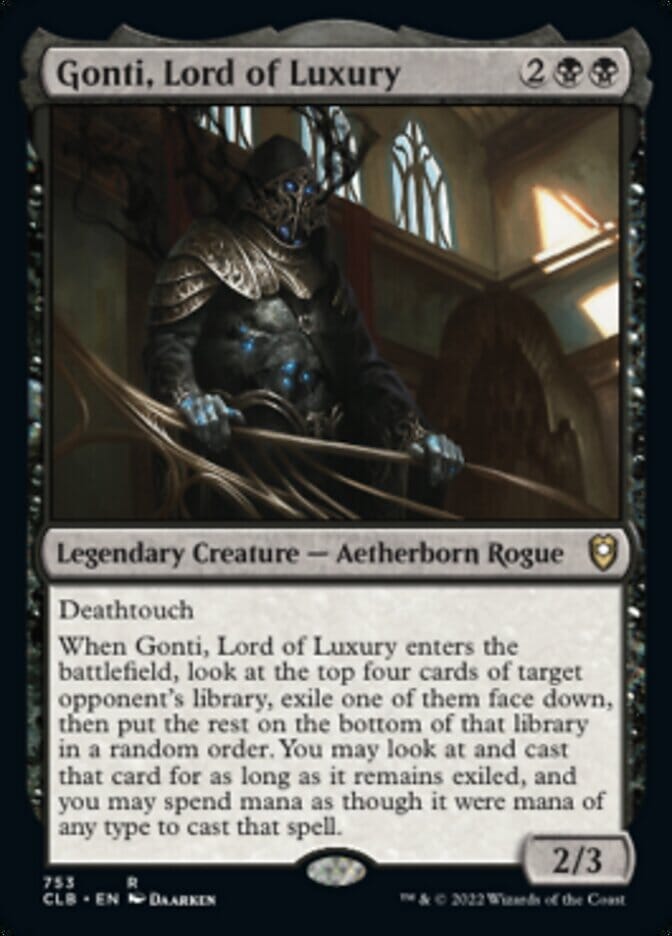 Gonti, Lord of Luxury [Commander Legends: Battle for Baldur's Gate] MTG Single Magic: The Gathering  | Multizone: Comics And Games