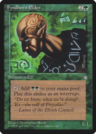 Fyndhorn Elder [Ice Age] MTG Single Magic: The Gathering  | Multizone: Comics And Games