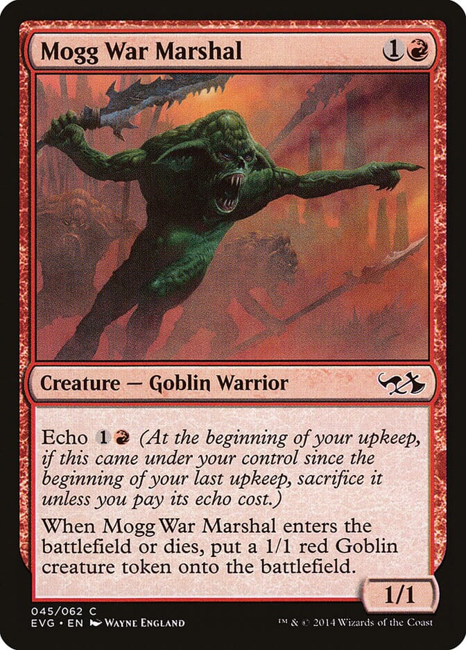 Mogg War Marshal (Elves vs. Goblins) [Duel Decks Anthology] MTG Single Magic: The Gathering  | Multizone: Comics And Games