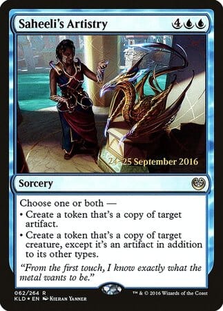Saheeli's Artistry [Kaladesh Promos] MTG Single Magic: The Gathering  | Multizone: Comics And Games