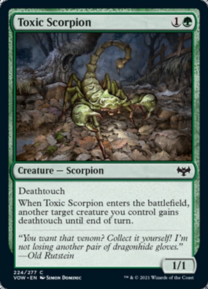 Toxic Scorpion [Innistrad: Crimson Vow] MTG Single Magic: The Gathering  | Multizone: Comics And Games
