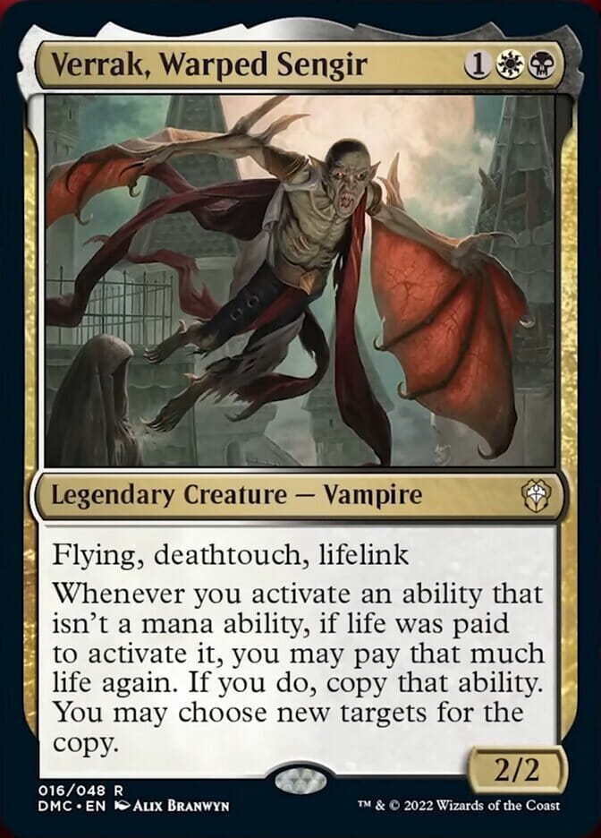 Verrak, Warped Sengir [Dominaria United Commander] MTG Single Magic: The Gathering  | Multizone: Comics And Games