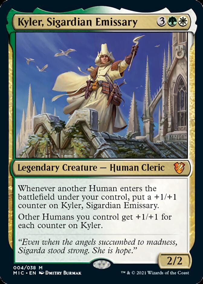 Kyler, Sigardian Emissary [Innistrad: Midnight Hunt Commander] MTG Single Magic: The Gathering  | Multizone: Comics And Games