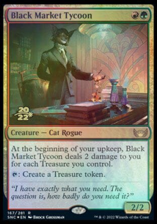 Black Market Tycoon [Streets of New Capenna Prerelease Promos] MTG Single Magic: The Gathering  | Multizone: Comics And Games