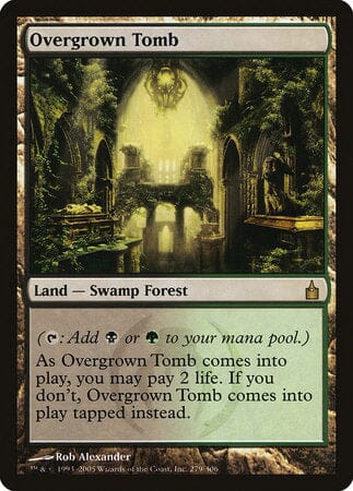 Overgrown Tomb [Ravnica: City of Guilds] MTG Single Magic: The Gathering  | Multizone: Comics And Games