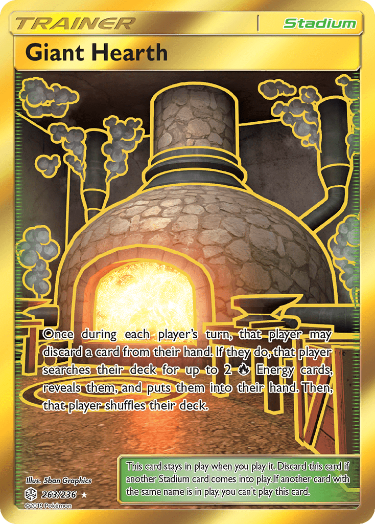 Giant Hearth (263/236) [Sun & Moon: Cosmic Eclipse] Pokemon Single Pokémon  | Multizone: Comics And Games