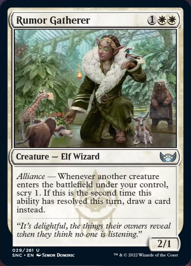Rumor Gatherer [Streets of New Capenna] MTG Single Magic: The Gathering  | Multizone: Comics And Games