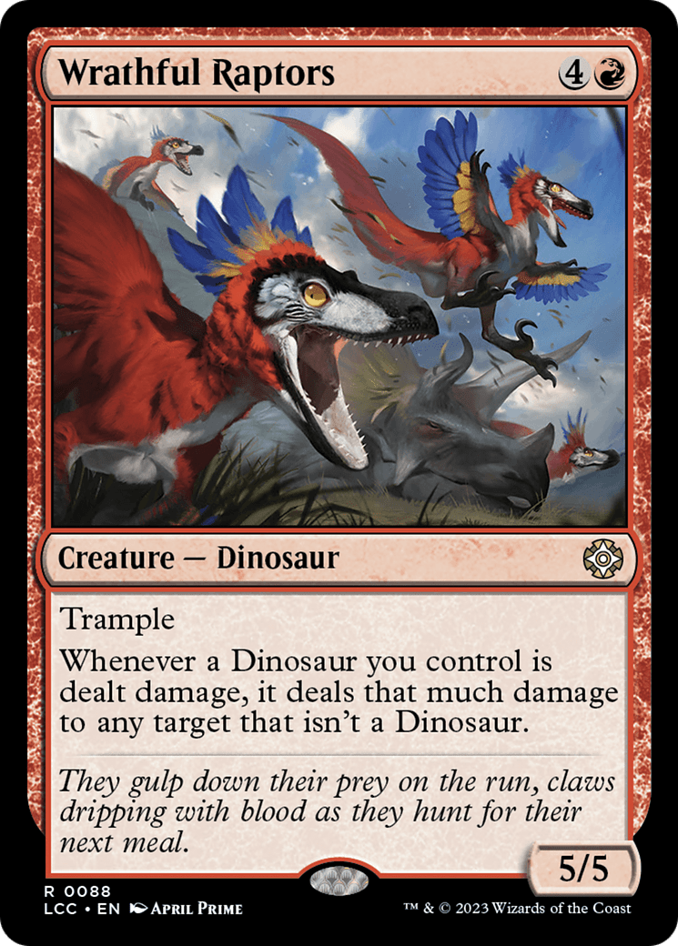 Wrathful Raptors [The Lost Caverns of Ixalan Commander] MTG Single Magic: The Gathering  | Multizone: Comics And Games