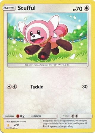 Stufful (4/30) [Sun & Moon: Trainer Kit - Alolan Raichu] Pokemon Single Pokémon  | Multizone: Comics And Games