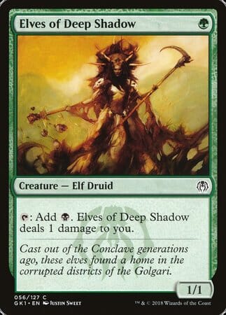 Elves of Deep Shadow [GRN Guild Kit] MTG Single Magic: The Gathering  | Multizone: Comics And Games