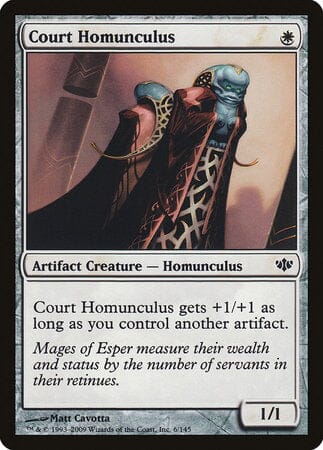 Court Homunculus [Conflux] MTG Single Magic: The Gathering  | Multizone: Comics And Games
