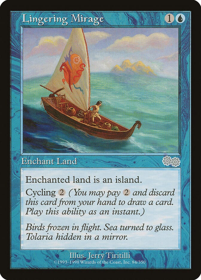 Lingering Mirage [Urza's Saga] MTG Single Magic: The Gathering  | Multizone: Comics And Games