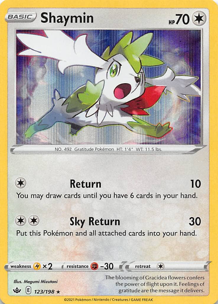 Shaymin (123/198) [Sword & Shield: Chilling Reign] Pokemon Single Pokémon  | Multizone: Comics And Games