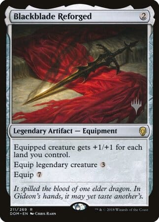 Blackblade Reforged [Dominaria Promos] MTG Single Magic: The Gathering  | Multizone: Comics And Games