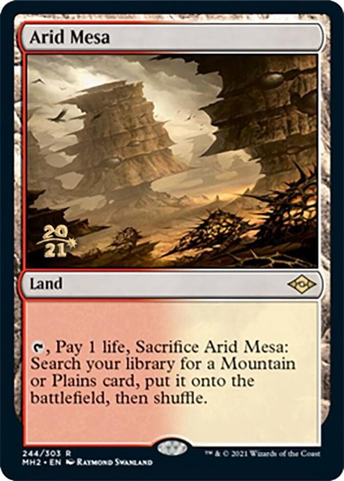 Arid Mesa [Modern Horizons 2 Prerelease Promos] MTG Single Magic: The Gathering  | Multizone: Comics And Games