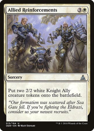 Allied Reinforcements [Oath of the Gatewatch] MTG Single Magic: The Gathering  | Multizone: Comics And Games
