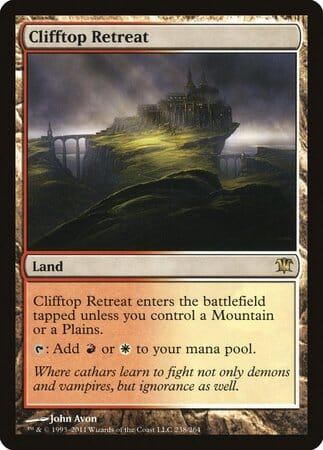 Clifftop Retreat [Innistrad] MTG Single Magic: The Gathering  | Multizone: Comics And Games