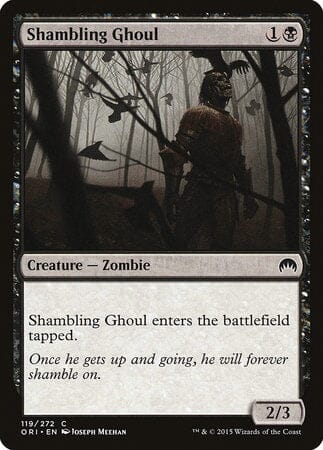 Shambling Ghoul [Magic Origins] MTG Single Magic: The Gathering  | Multizone: Comics And Games