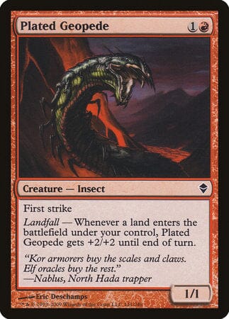 Plated Geopede [Zendikar] MTG Single Magic: The Gathering  | Multizone: Comics And Games