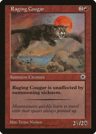 Raging Cougar [Portal] MTG Single Magic: The Gathering  | Multizone: Comics And Games