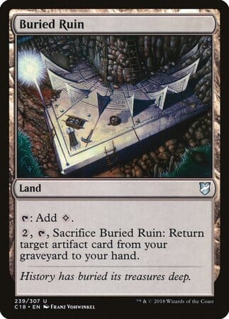 Buried Ruin [Commander 2018] MTG Single Magic: The Gathering  | Multizone: Comics And Games