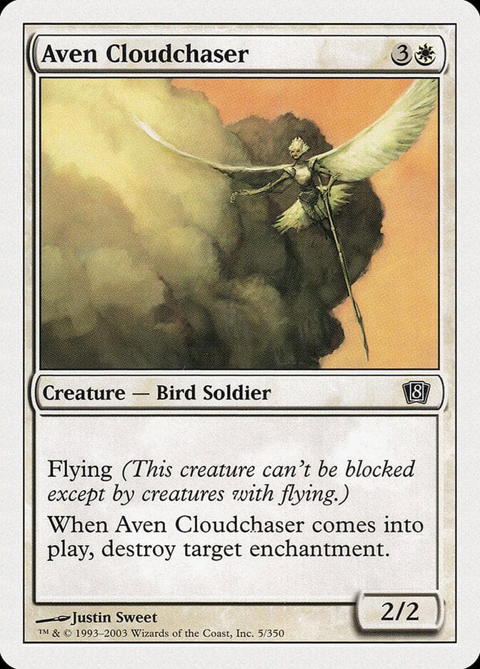 Aven Cloudchaser [Eighth Edition] MTG Single Magic: The Gathering  | Multizone: Comics And Games