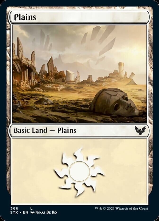 Plains (#366) [Strixhaven: School of Mages] MTG Single Magic: The Gathering  | Multizone: Comics And Games