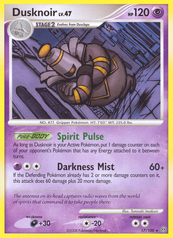 Dusknoir (17/100) [Diamond & Pearl: Stormfront] Pokemon Single Pokémon  | Multizone: Comics And Games