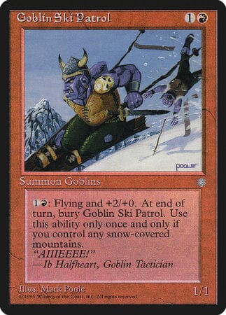 Goblin Ski Patrol [Ice Age] MTG Single Magic: The Gathering  | Multizone: Comics And Games