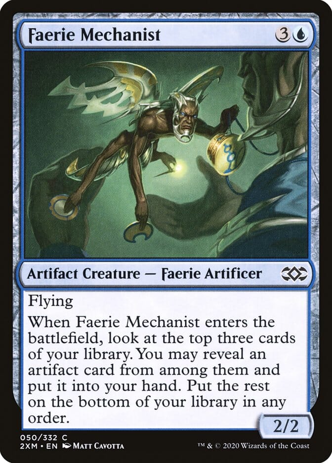 Faerie Mechanist [Double Masters] MTG Single Magic: The Gathering  | Multizone: Comics And Games
