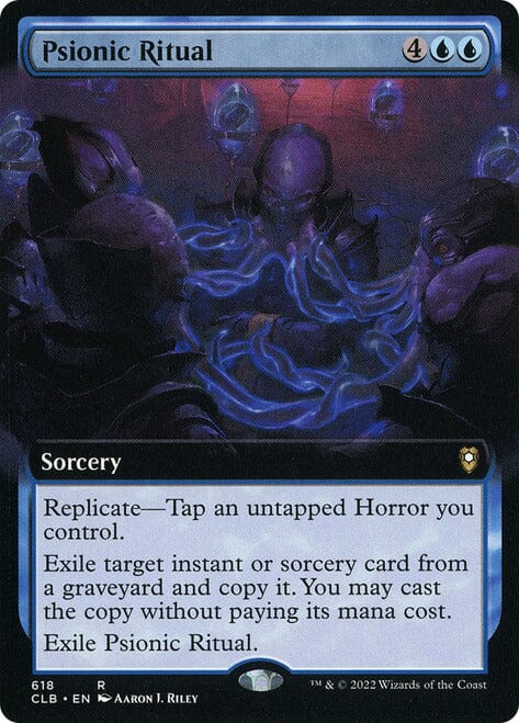 Psionic Ritual (Extended Art) [Commander Legends: Battle for Baldur's Gate] MTG Single Magic: The Gathering  | Multizone: Comics And Games