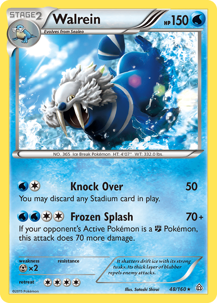 Walrein (48/160) [XY: Primal Clash] Pokemon Single Pokémon  | Multizone: Comics And Games