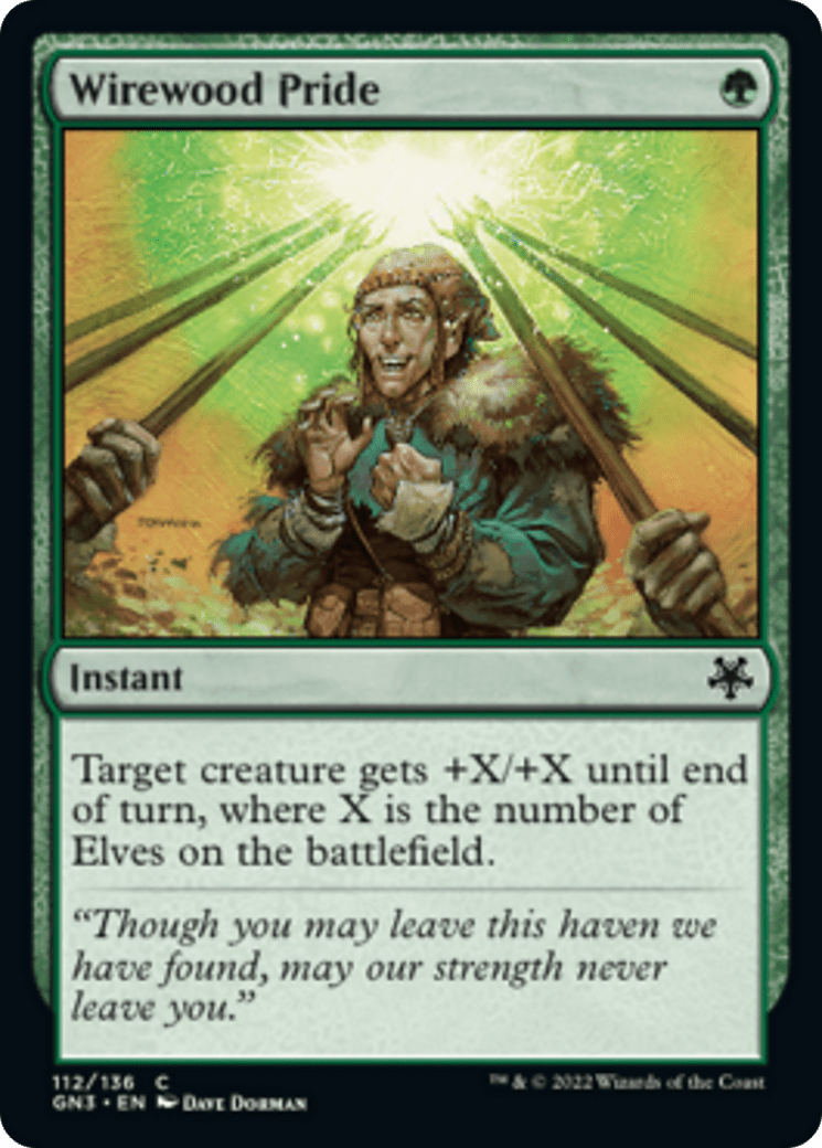 Wirewood Pride [Game Night: Free-for-All] MTG Single Magic: The Gathering  | Multizone: Comics And Games