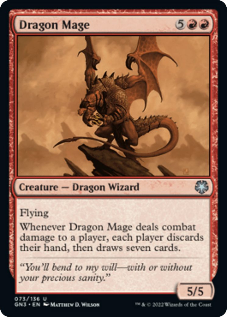 Dragon Mage [Game Night: Free-for-All] MTG Single Magic: The Gathering  | Multizone: Comics And Games